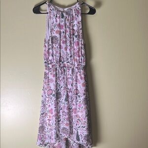 H&M Pink Floral High Low Dress